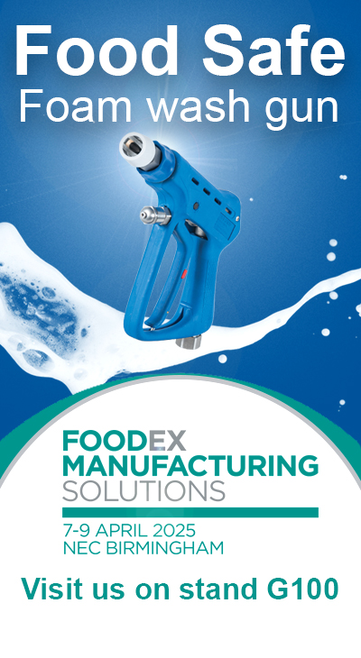 Be confident in complying with food safety regulations with this wash gun.