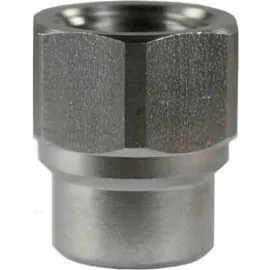 FEMALE TO FEMALE STAINLESS STEEL SOCKET ADAPTOR-1/4"F to 3/8"F