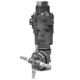 A self rotating tank cleaner