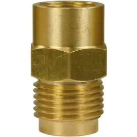 FEMALE TO MALE BRASS QUICK SCREW NIPPLE COUPLING ADAPTOR ST241-1/2"F to 1/2"M