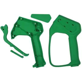 A green HACCP compliant gun body.