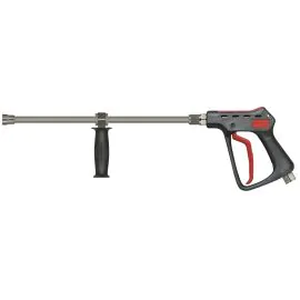 A high pressure wash gun with lance.