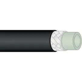 HIGH PRESSURE HOSE, BLACK, PVC, 200 BAR, PER METRE