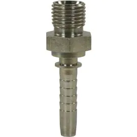 Crimp Nipple to suit DN5 hose x 1/8"M coned