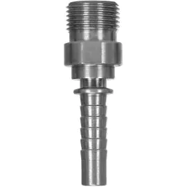 CRIMP NIPPLE PIPE THREAD RR DN 8, 1/4" M