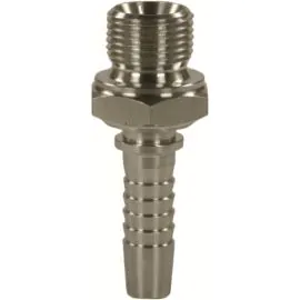 Crimp Nipple to suit DN8 hose x M16 M coned