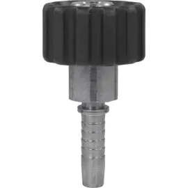 Crimp Nipple to suit DN8 hose x M22 F Quick Screw Coupling U.S. version