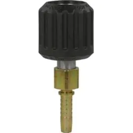 Crimp Nipple to suit DN6 hose with M21 F swivel