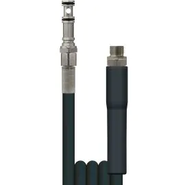 A black high pressure hose