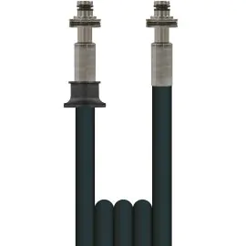 A black high pressure hose