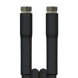 a black high pressure hose