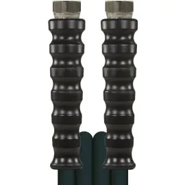 A black high pressure hose