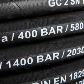 BLACK WRAPPED COVER DN6 HOSE