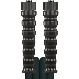 A black high pressure hose