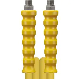 HP HOSE YELLOW 20M 2SC WRAP DN10 3/8"M/M