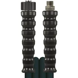 HIGH PRESSURE HOSE, BLACK, 1 WIRE, WRAPPED COVER, 210 BAR