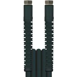 a black pvc high pressure hose