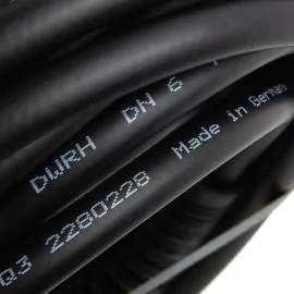 BLACK DN6 HOSE, PER METRE