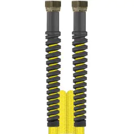 A yellow carwash comfort hose