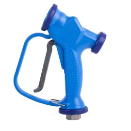 A blue low pressure wash gun