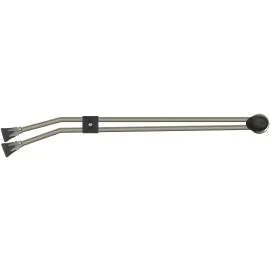 ST54.2 TWIN LANCE WITHOUT HANDLE, 650mm, 1/4" F, WITH ST10 NOZZLE PROTECTORS, SIDE HANDLE AND BEND