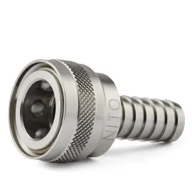 NITO COUPLING SS X 1/2&quot; HOSE TAIL