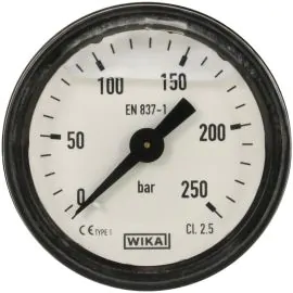 A pressure gauge.