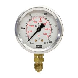 A pressure gauge
