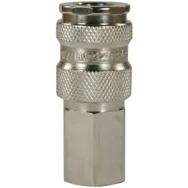 SERIES 25 QUICK COUPLING 1/4" F WITH NON RETURN VALVE