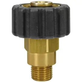 FEMALE TO MALE QUICK SCREW COUPLING ADAPTOR ST40-M22 F to 1/2"M