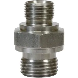 MALE TO MALE STAINLESS STEEL DOUBLE NIPPLE ADAPTOR-1/4"M to 1/2"M