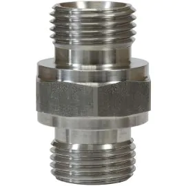 MALE TO MALE STAINLESS STEEL DOUBLE NIPPLE ADAPTOR, please select size required.