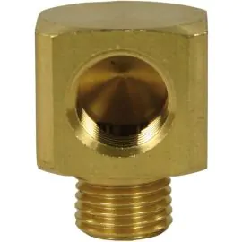 FEMALE TO MALE BRASS SQUARE ELBOW-1/8"F to 1/8"M