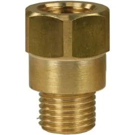 FEMALE TO MALE BRASS EXTENSION NIPPLE ADAPTOR-3/8"F to 3/8"M (29mm high)