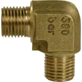 ELBOW BRASS 3/8&quot;M