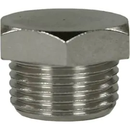 MALE PLUG WITH RIM-1/4"