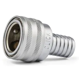 NITO CLICK COUPLING 3/4&quot; X 3/4&quot; HOSE TAIL 