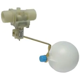 A horizontal float valve.