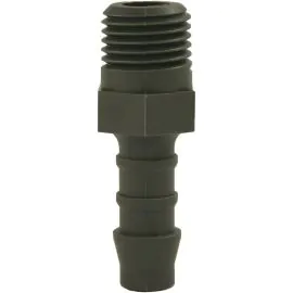 HOSE TAIL PLASTIC TAPERED MALE-1/2" TM X 8mm