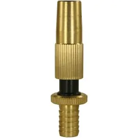 SPRAY NOZZLE ADJUSTABLE NOZZLE BRASS 1/2&quot; HOSE TAIL