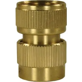 HOSE COUPLING BRASS 3/4&quot;F UNIVERSAL