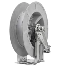 A auto hose reel.