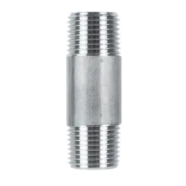 150LB SS BARREL NIPPLE 1"M            