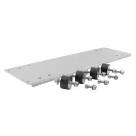 EXTENSION PLATE WITH VIBRATION DAMPERS