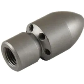 3/4" FEMALE CYLINDER STYLE SEWER NOZZLE WITH FORWARD JET