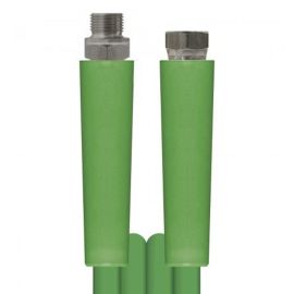 A green pureclean food hose