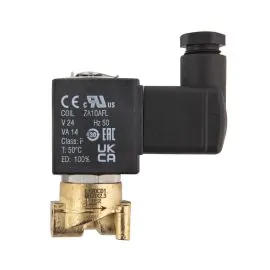 SOLENOID VALVE SS 1/8&quot; 24V AC + CONNECTOR