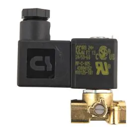 SOLENOID VALVE 1/8" 24V AC + CONNECTOR