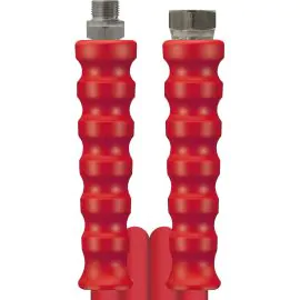 red antimicrobial hose