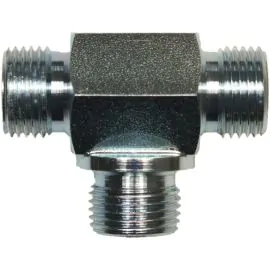 HOSE ADAPTOR ZINC PLATED STEEL MALE TEE BSP-1/2" X 1/2"